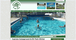 Desktop Screenshot of cypresscampground.com